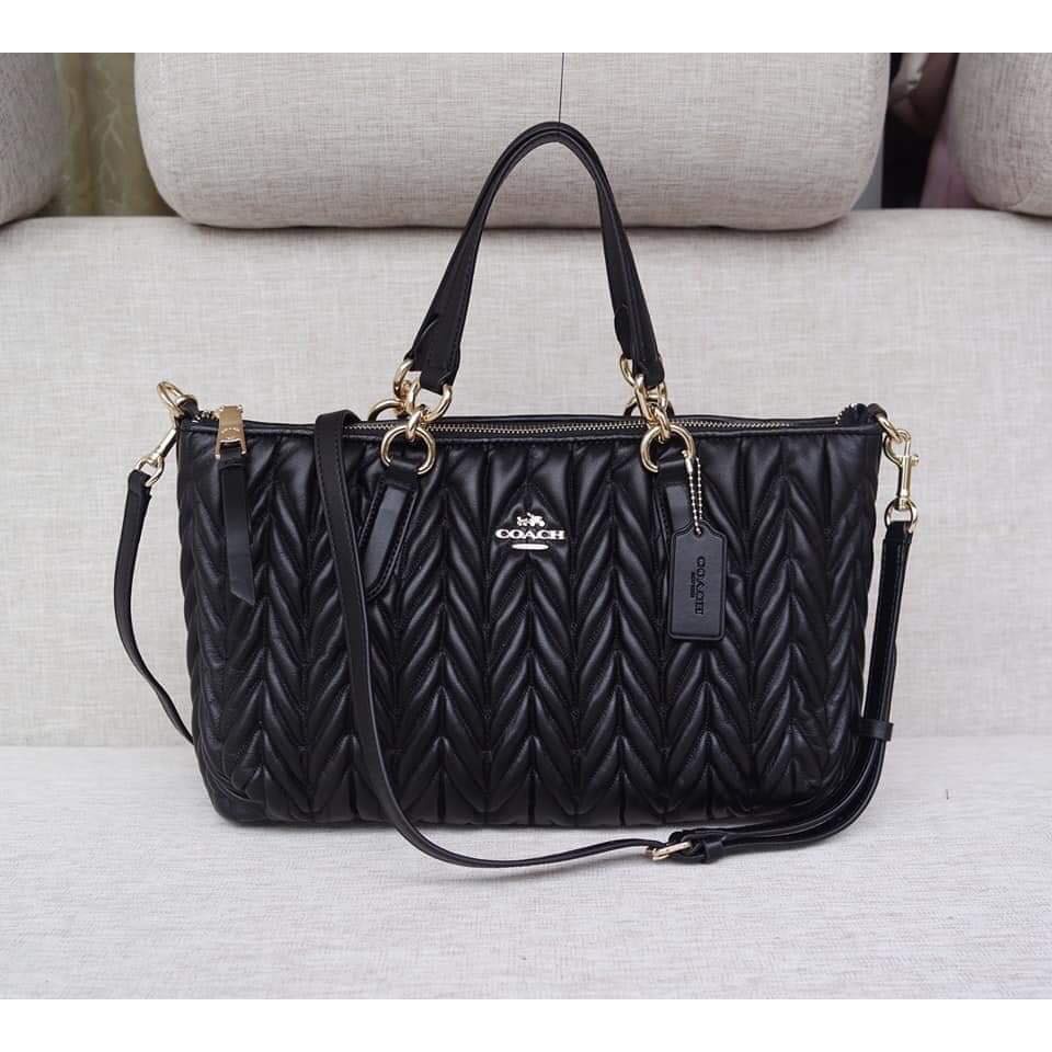 coach quilted bag