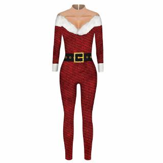 womens santa jumpsuit