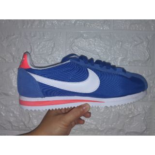 nike cortez pink and blue