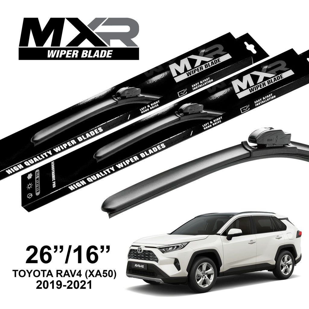 MXR WIPER BLADES TOYOTA RAV 4 20192021 XA50 (2 PCS WIPER BLADES 26"/16