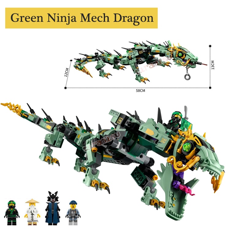 ninjago green ninja dragon