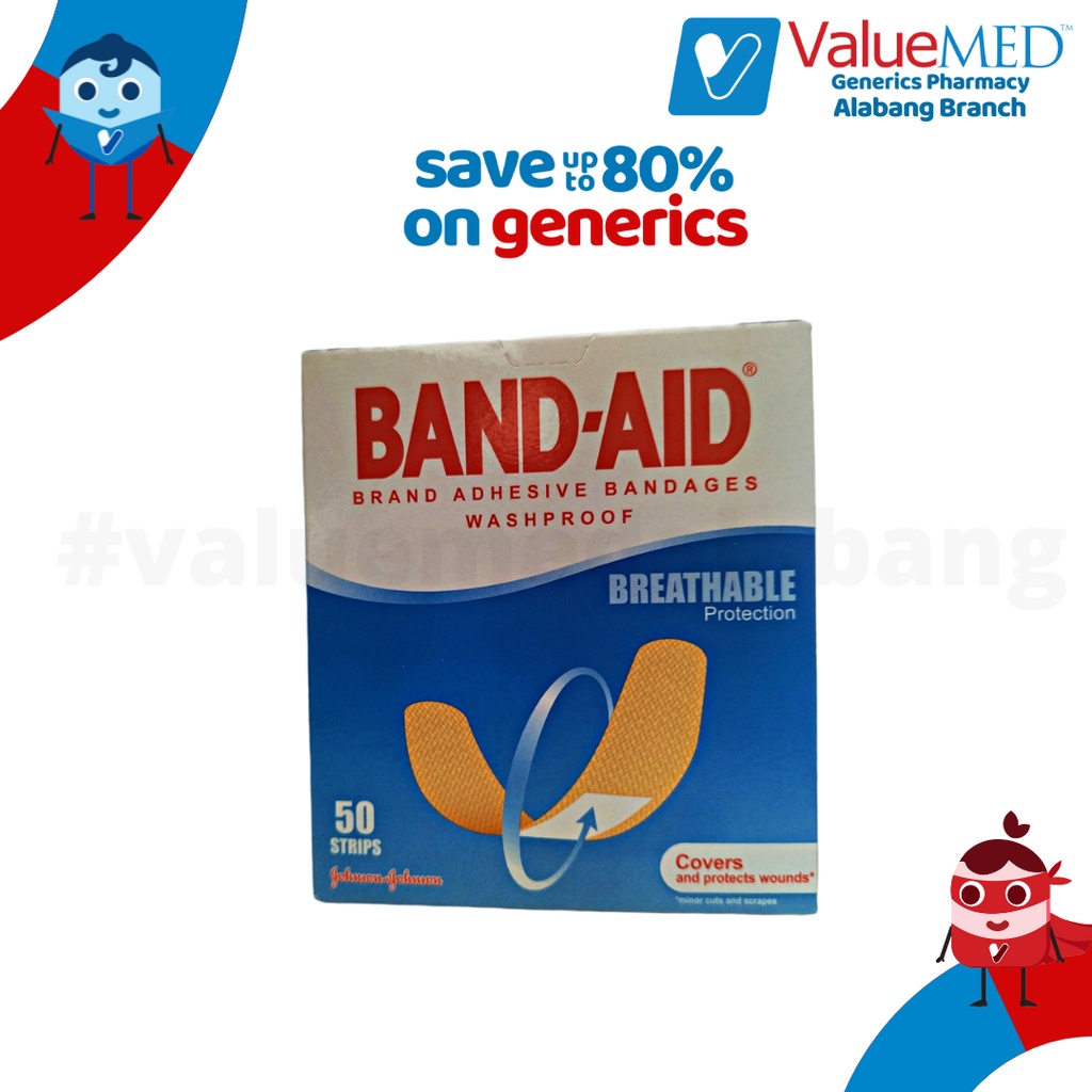 Band Aid Plastic Strips 50s Shopee Philippines