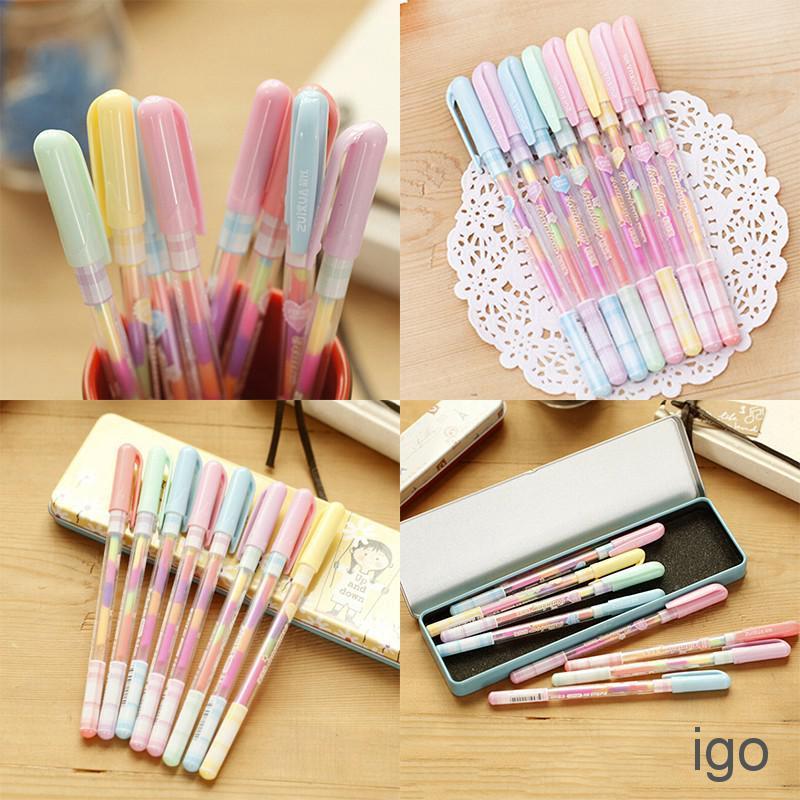 Highlighter Pen Marker Stationary Point Pen Ballpen 6 Color | Shopee ...