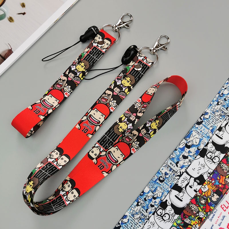 Cute SLAM DUNK Mobile Phone Strap Neck Lanyard for Keys ID card Cell