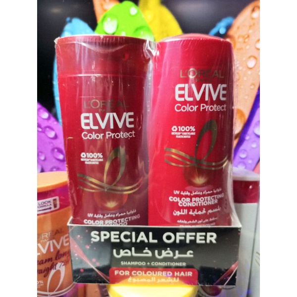 400ML Loreal Elvive shampoo and conditioner (400MLx2)
