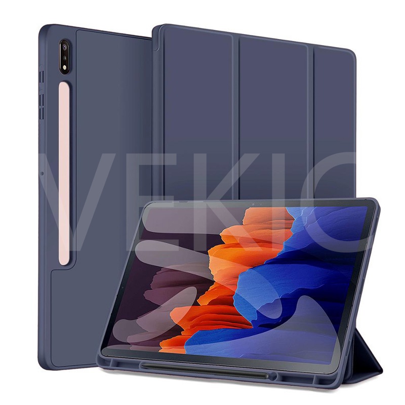 Smart Leather Case For Samsung Galaxy Tab S8 / Tab S8+ Quality Pen tray