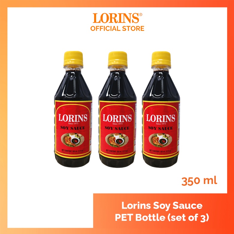 Lorins Soy Sauce PET Bottle 350ml (Set of 3) | Shopee Philippines