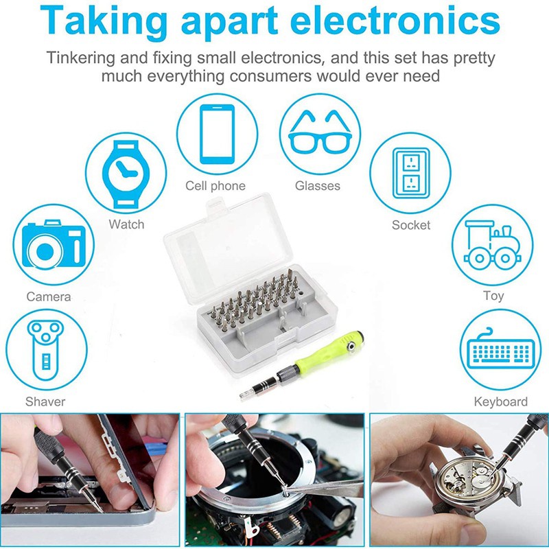 30 Bits Screwdriver Precision Screwdriver Kit Small Screwdriver Set