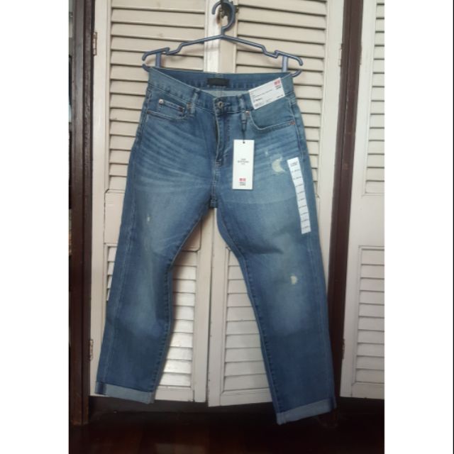 uniqlo slim boyfriend jeans