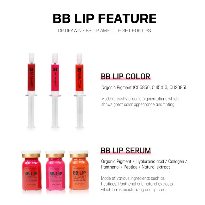 DR DRAWING BB LIP TINT SERUM Shopee Philippines