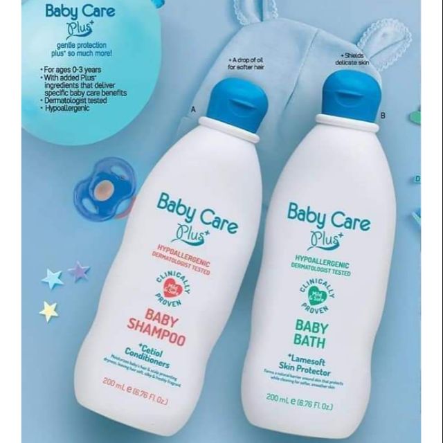 Baby Care Plus Baby Shampoo And Baby Bath 190 Each Shopee Philippines