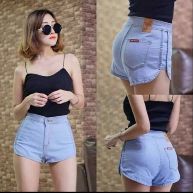 soft denim strechable dolphin shorts Maong shorts sexy short | Shopee Philippines