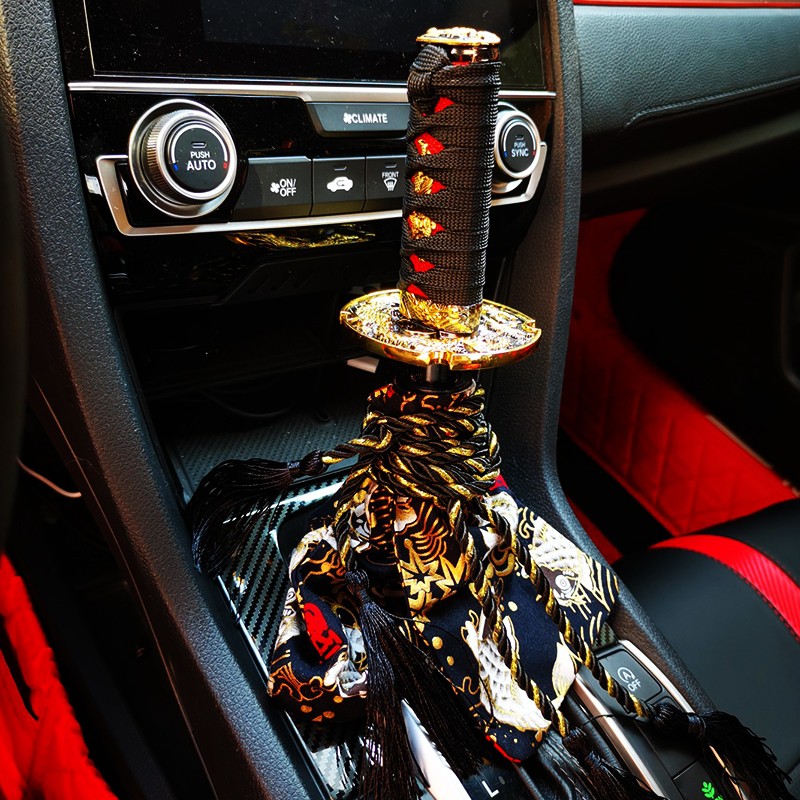 10Cm Universal Katana Samurai Sword Gear Shift Knob Warrior Series ...