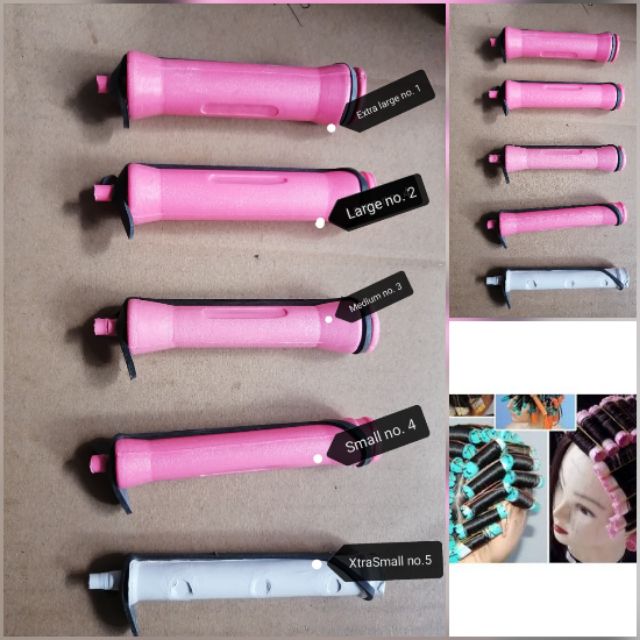 12pcs HAIR PERMING Curling ROD rods ROLLERS Hair Tools THE ORIGINAL Rod