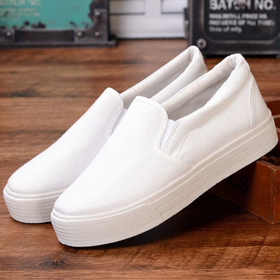 women's cloth slip on shoes