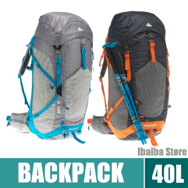 quechua 40l bag