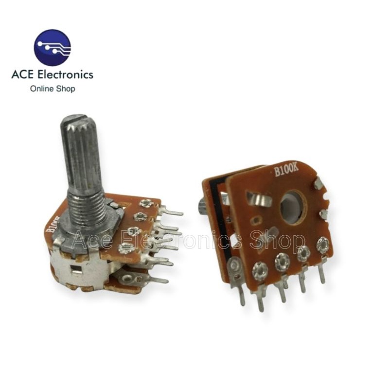 (1pc) 8 Pins B50k / B100k Stereo Master Volume / Potentiometer / Volume Control Shopee Philippines