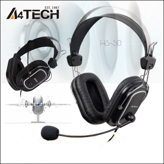 a4tech hs50 headset black