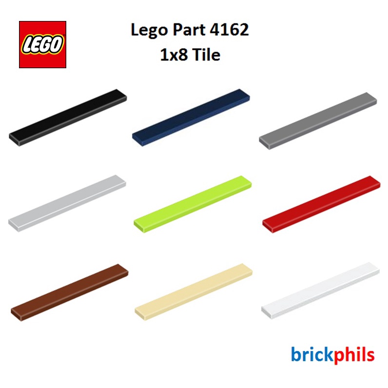 Lego Part 4162 - 1x8 Tile | Shopee Philippines