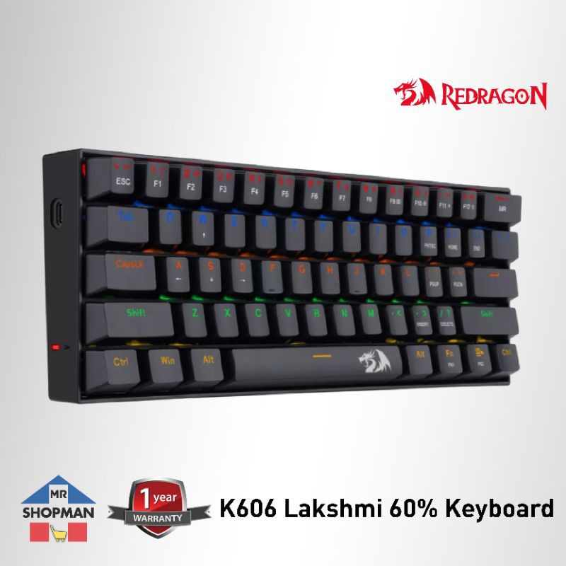 Redragon Lakshmi K606 60% Layout Mechanical Keyboard | Shopee Philippines