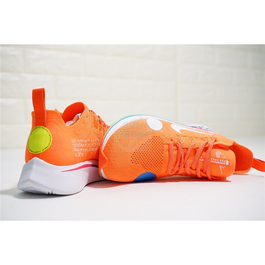 nike zoom fly orange off white