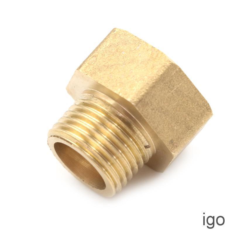 Metal Brass Metric BSP G 3/4" Female to NPT 1/2" Male Pipe Fitting