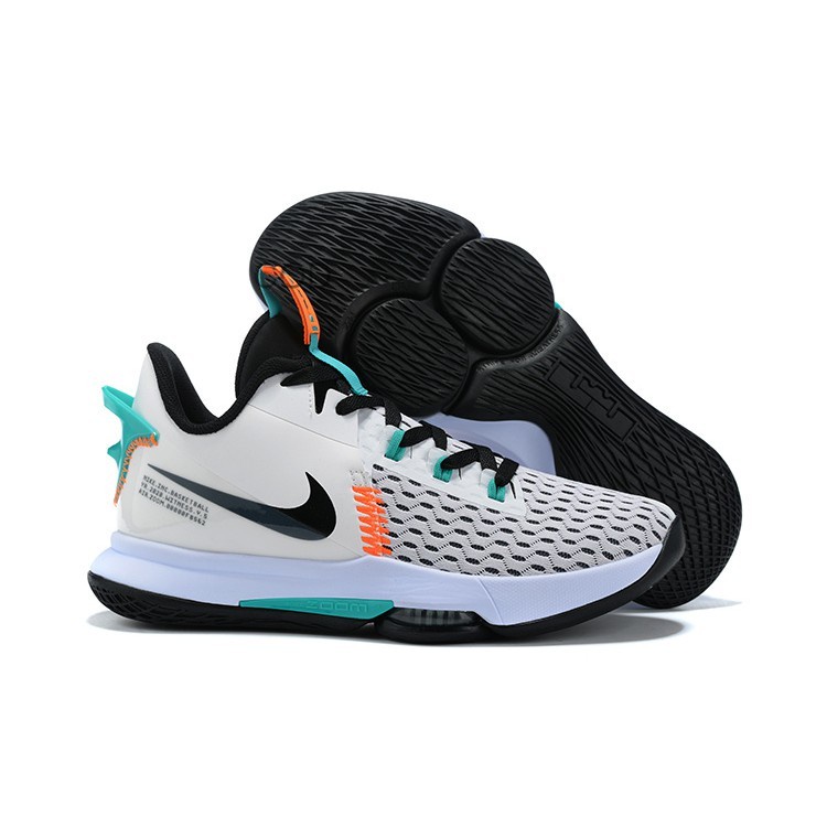 nike lebron witness 5 white black