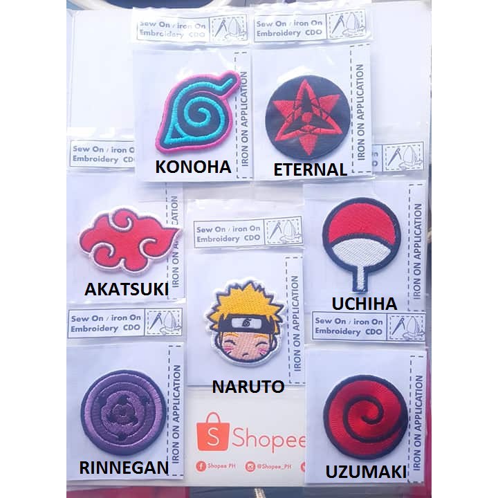 Naruto Buroto Iron On Patch Shopee Philippines