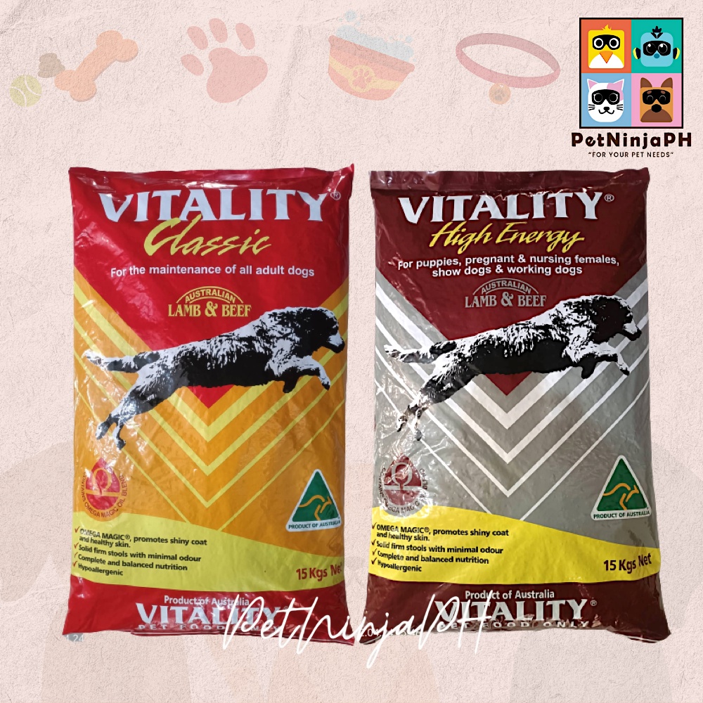 Vitality Dog Dry Food 15 kg Shopee Philippines