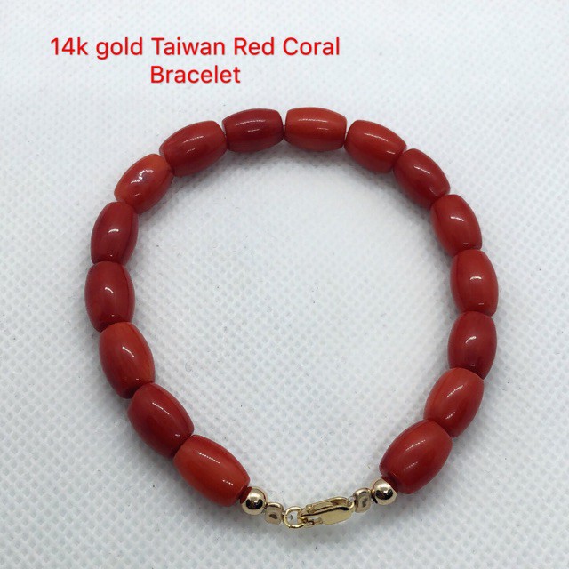 coral bracelet