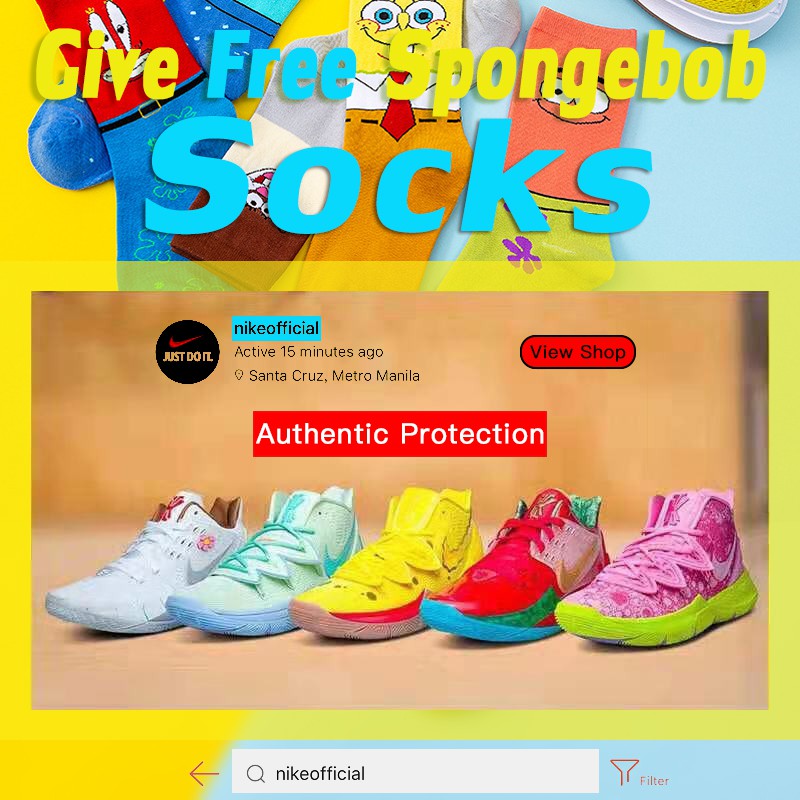 spongebob and patrick nike shoes
