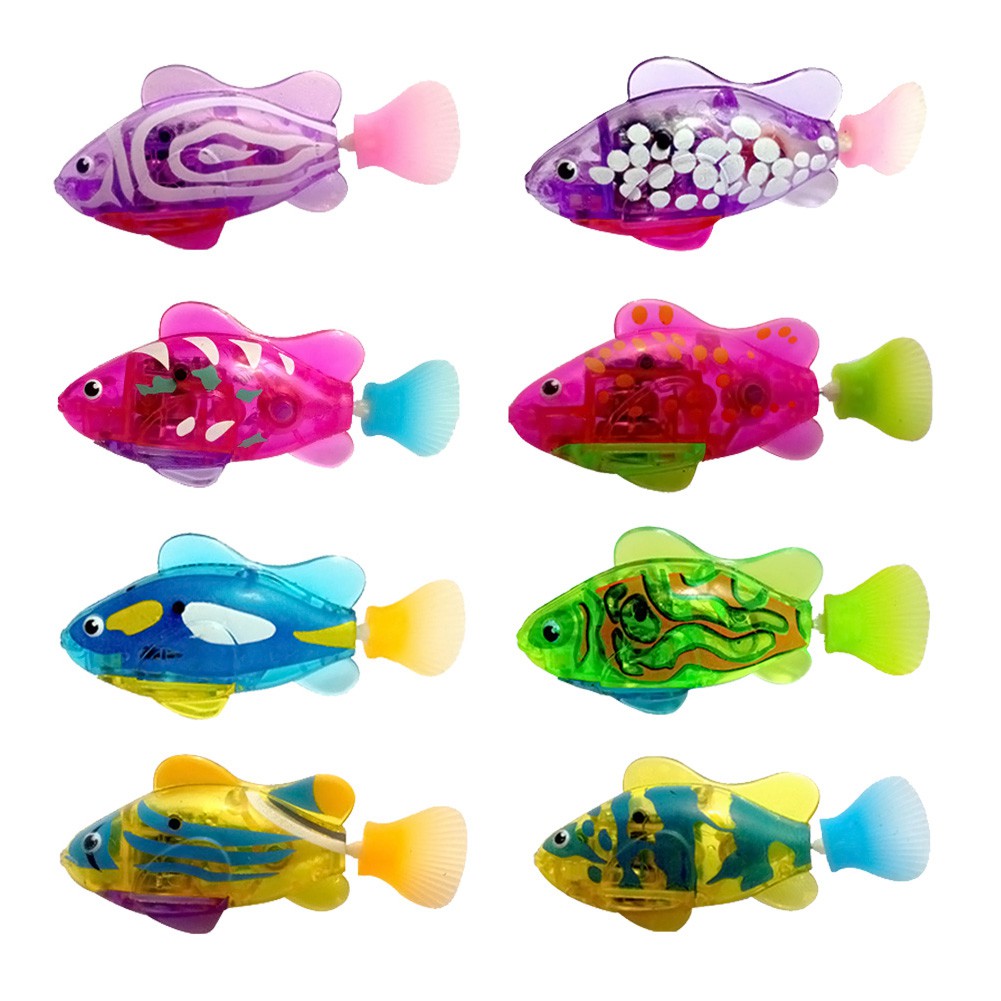 3PCS Electronic Activated Battery Powered Robotic Fish Toy | Shopee ...