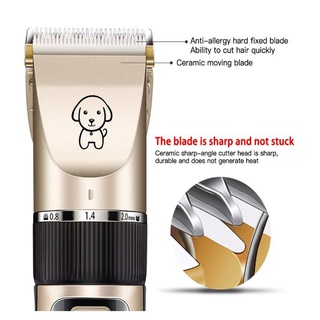 Professional Rechargeable Pet Cat Dog Hair Razor Trimmer Grooming Kit Electrical Clipper Shaver Set #4