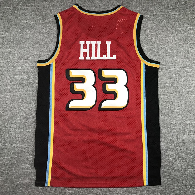 grant hill red pistons jersey