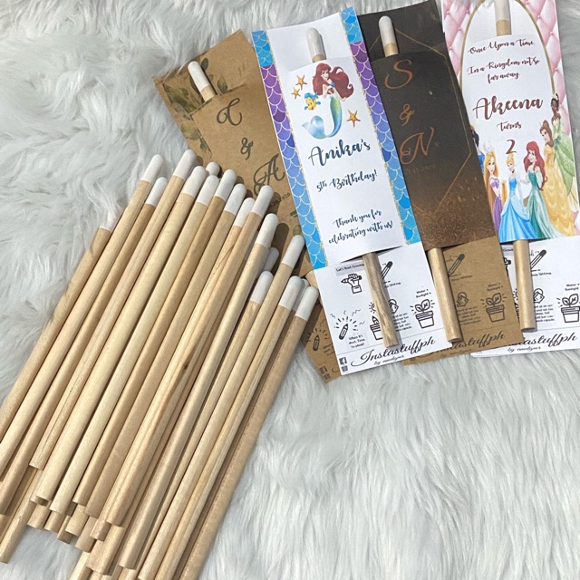 Pencil Souvenir Plantable Only / Souvenir Pencil Only Shopee Philippines