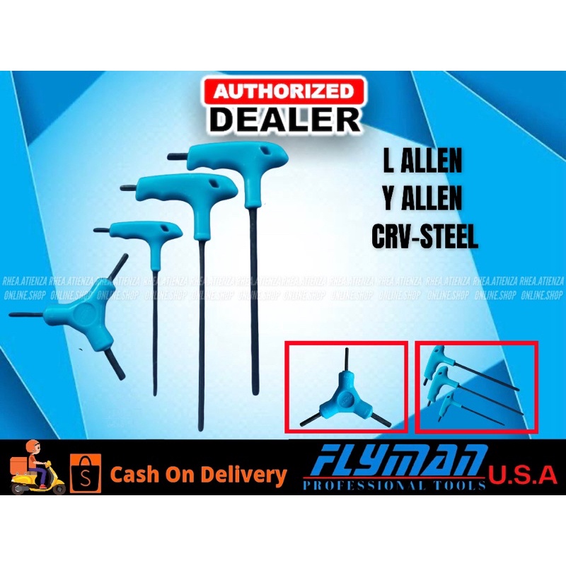 FLYMAN Tools L Allen Wrench With Handle 4mm 5mm 6mm Flyman Tools