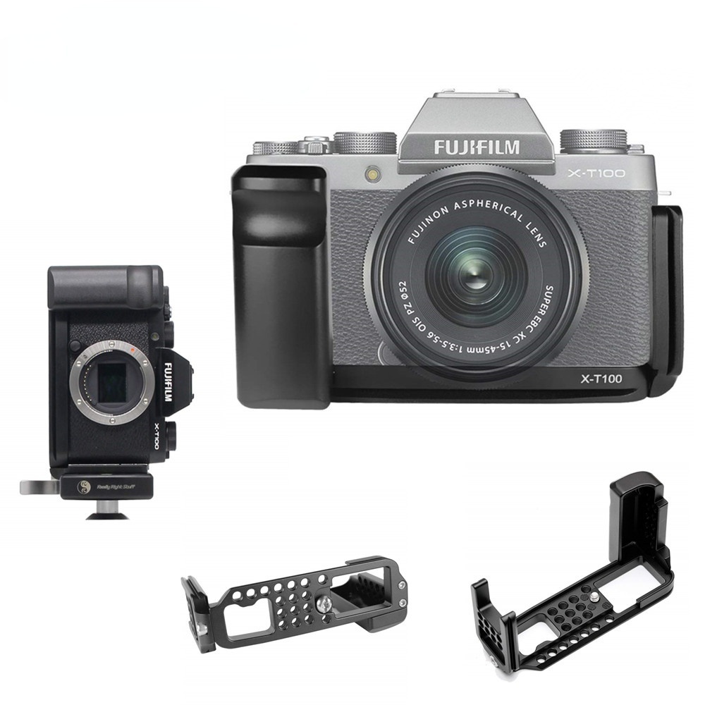 FUJI XT100 Quick Release L Plate Holder Hand Grip Tripod Bracket for