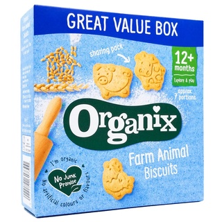 Organix Baby Snacks 12+ months - Farm Animal Biscuits (100g)