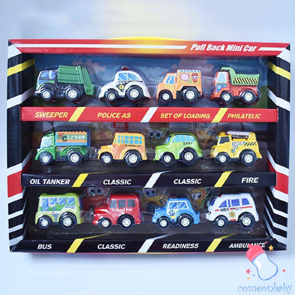 12 sets of mini-car toys small toy 