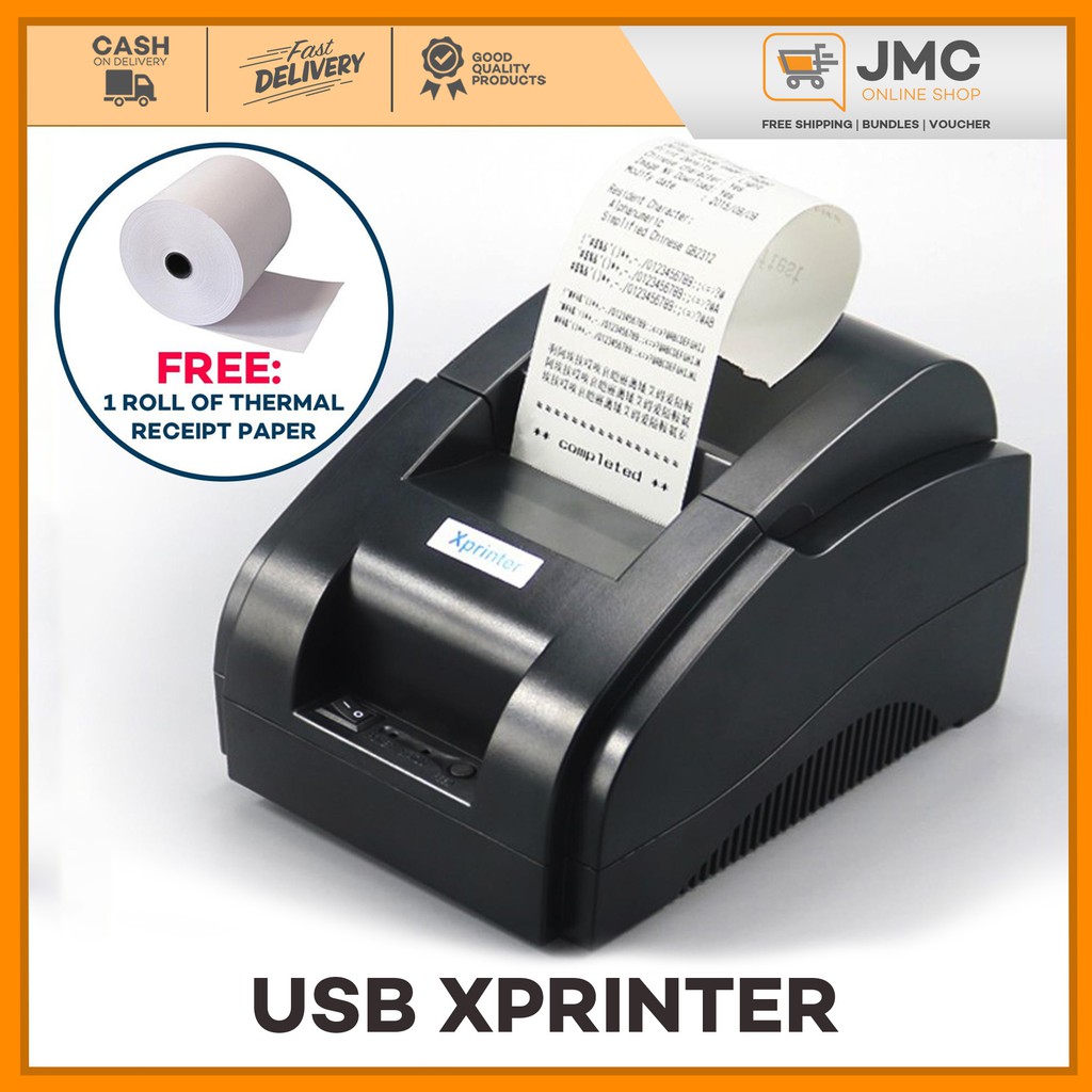 Xprinter Xp 58iih Usb Thermal Cash Receipt Pos Mini Printer Shopee Philippines 4005