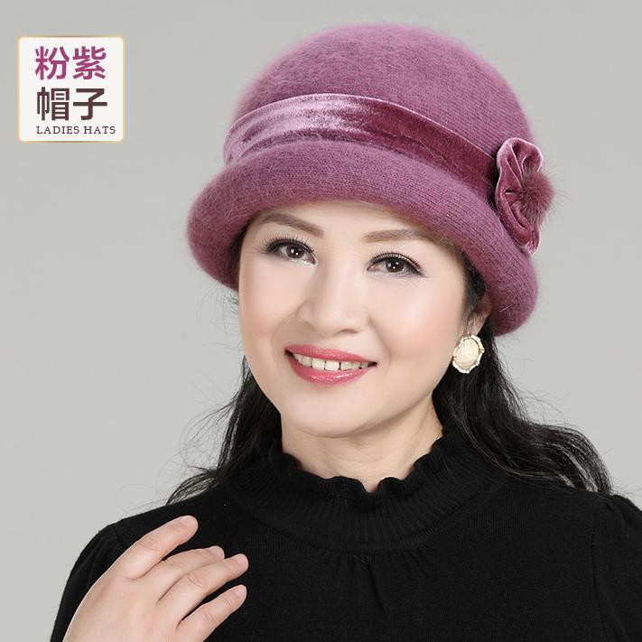 Women's Middle-Aged Winter Hat | Shopee 
