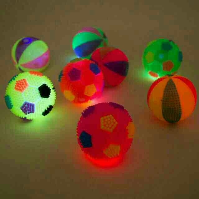 light up rubber ball