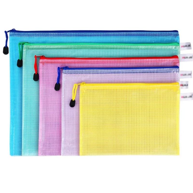 MESH FILE ZIPPER BAG / ENVELOP (1PC) | Shopee Philippines