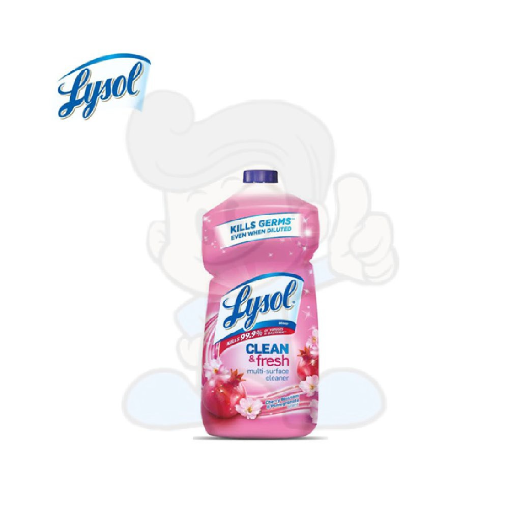 Lysol Clean & Fresh MultiSurface Cleaner, Cherry Blossom, 48oz