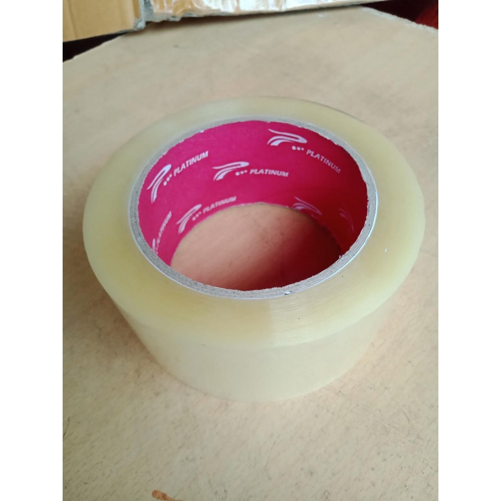 10 rolls PLATINUM / KING TAPE Packaging Tape 2 in x 100 meters Clear