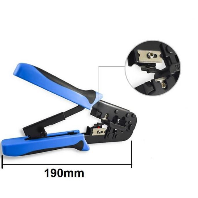 8P 6P RJ45 RJ11 RJ12 LAN Network Strip Cutter HT-568R Crimping Tool ...