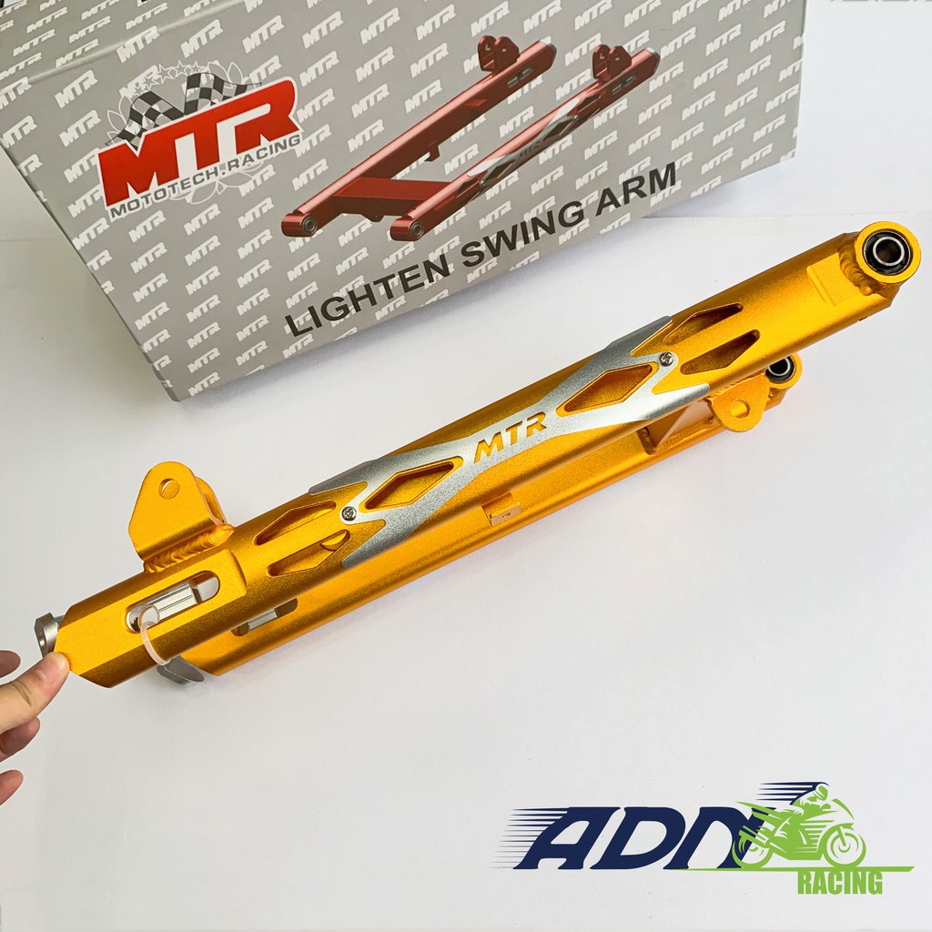 Cod Fast Delivery 100 Original Adn Racing Mtr Lighten Swing Arm With Busing For Xrm Wave 4 851