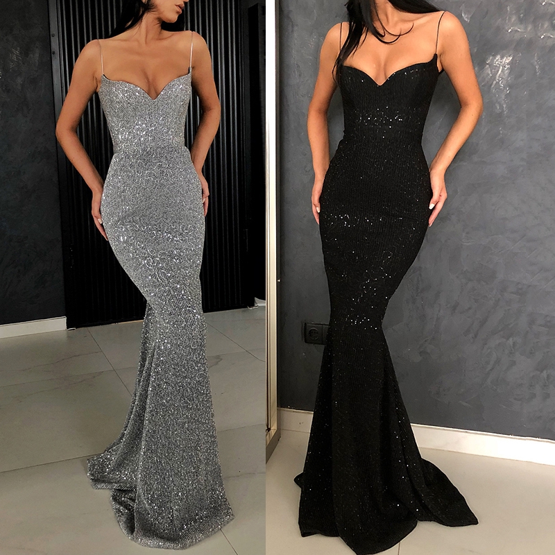 long bodycon evening dress