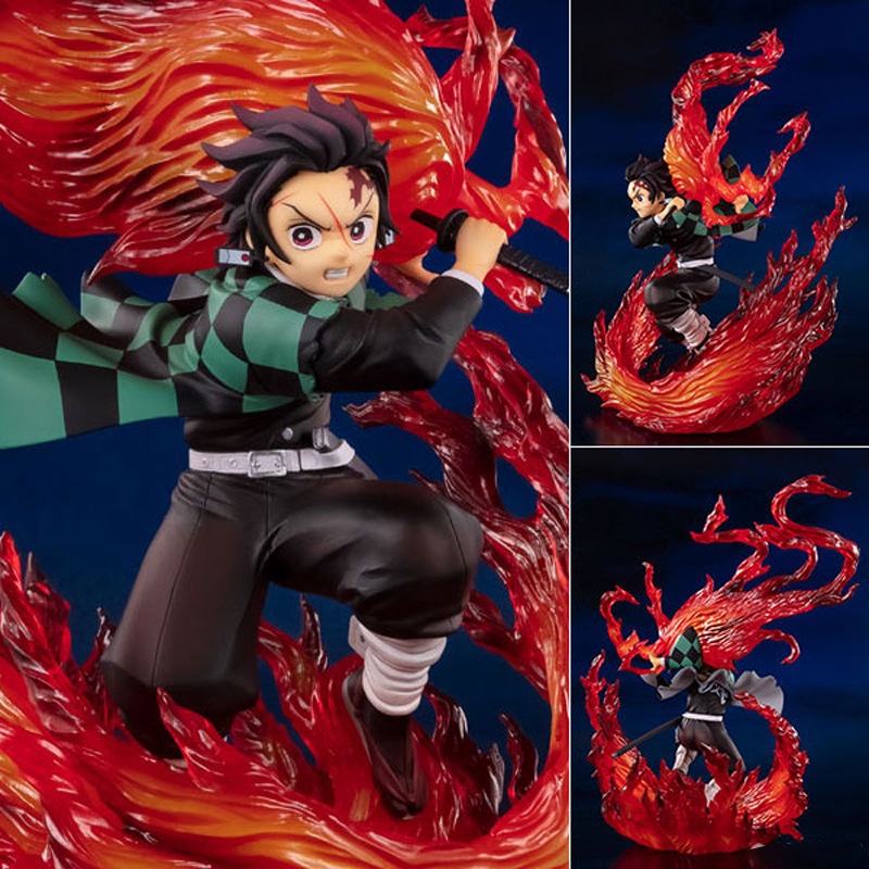 Demon Slayer Figure 22cm Breath of Flame Tanjirou's figure God of Fire ...