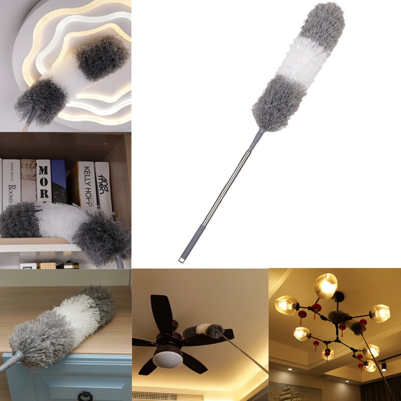 Microfiber Duster With Extra Long 100, High Ceiling Fan Cleaner